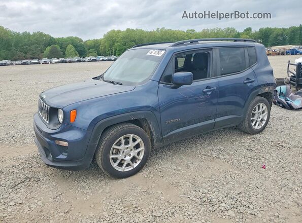 ZACNJCBB7MPM22427 2021 JEEP RENEGADE Blue წინა მარცხენა ხედი სამი მეოთხედიდან