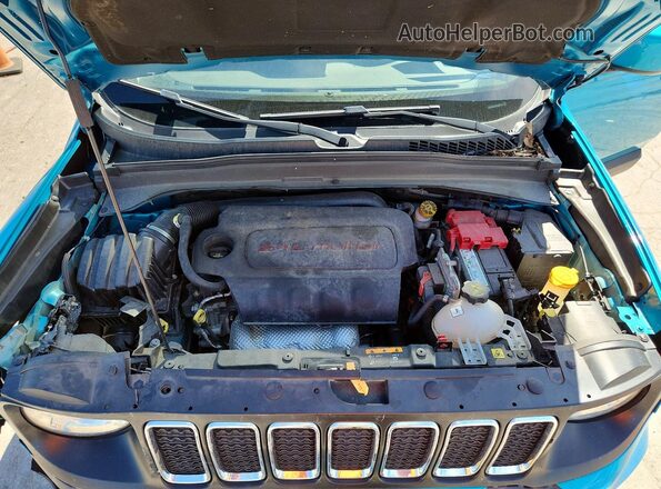 ZACNJCBB9MPM81155 2021 JEEP RENEGADE Бирюзовый Вид подкапотного пространства