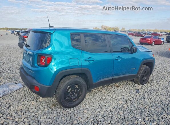 ZACNJDA19NPN99996 2022 JEEP RENEGADE Turquoise Tył prawy