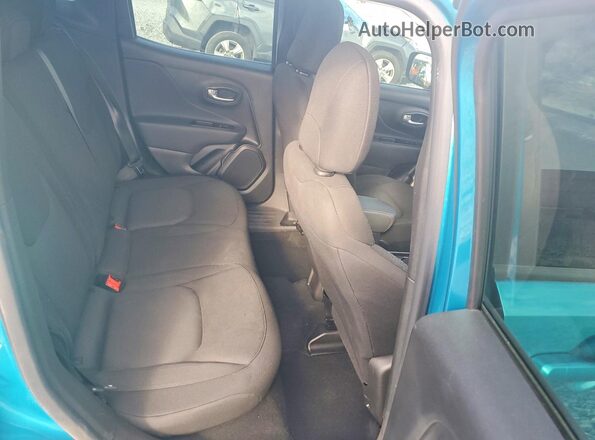 ZACNJDA19NPN99996 2022 JEEP RENEGADE Turquoise Widok tylnych siedzeń
