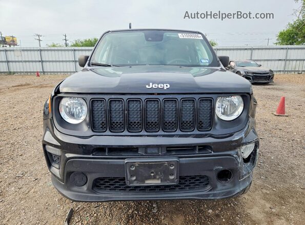 ZACNJDAB4MPN28129 2021 JEEP RENEGADE Black Вид спереду