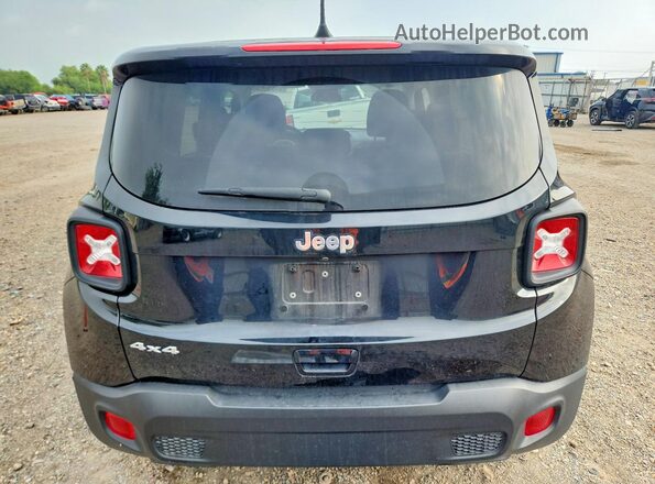 ZACNJDAB4MPN28129 2021 JEEP RENEGADE Black Вид ззаду