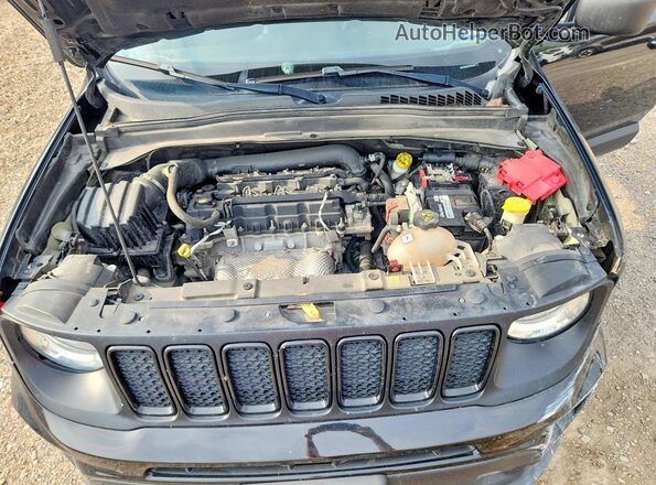 ZACNJDAB4MPN28129 2021 JEEP RENEGADE Black Вид задньої частини салону