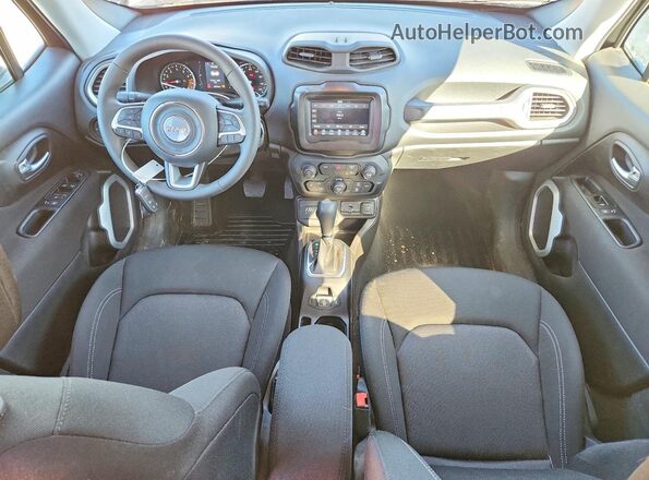 ZACNJDAB8MPM43553 2021 JEEP RENEGADE Зеленый Вид панели приборов