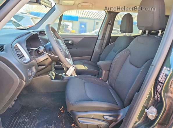 ZACNJDAB8MPM43553 2021 JEEP RENEGADE Зеленый Вид салона спереди