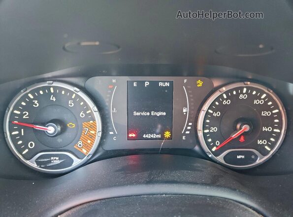 ZACNJDAB8MPM43553 2021 JEEP RENEGADE Зеленый Вид щитка приборов