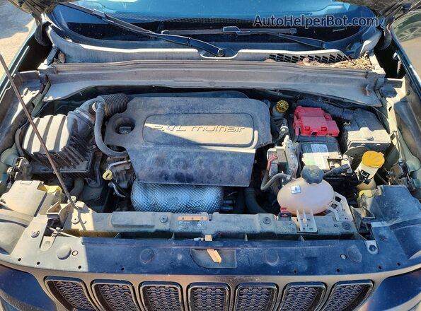 ZACNJDAB8MPM43553 2021 JEEP RENEGADE Зеленый Вид задней части салона