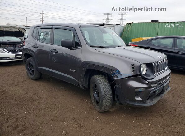ZACNJDAB9MPM55999 2021 JEEP RENEGADE Серый Передняя правая четверть