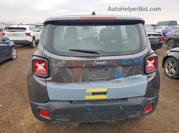 ZACNJDAB9MPM55999 2021 JEEP RENEGADE Серый Вид сзади