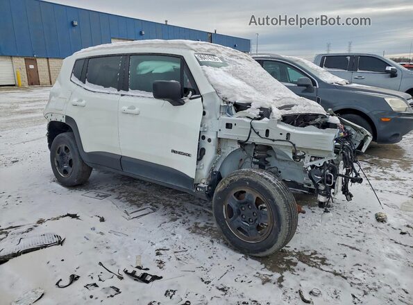 ZACNJDB10NPN90182 2022 JEEP RENEGADE Белый Передняя правая четверть