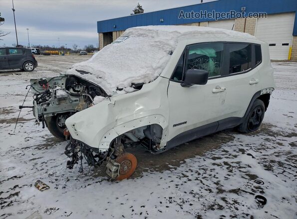 ZACNJDB10NPN90182 2022 JEEP RENEGADE Белый Передняя левая четверть