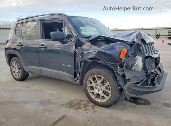 ZACNJDB11NPN83967 2022 JEEP RENEGADE Черный Передняя правая четверть