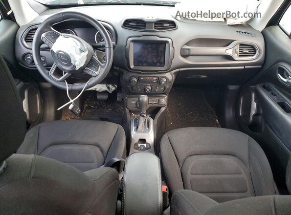 ZACNJDB11NPN83967 2022 JEEP RENEGADE Черный Вид панели приборов