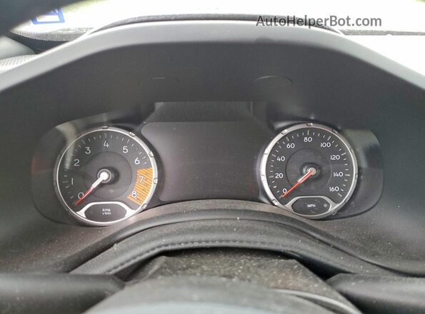 ZACNJDB12NPN44692 2022 JEEP RENEGADE Black Instrument cluster view
