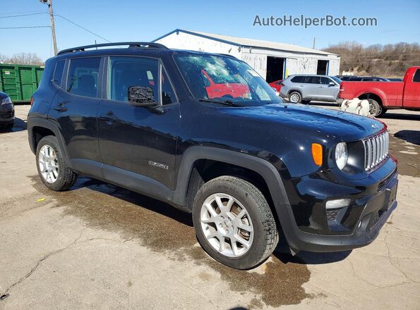 ZACNJDB13NPN59086 2022 JEEP RENEGADE Black Przód prawy
