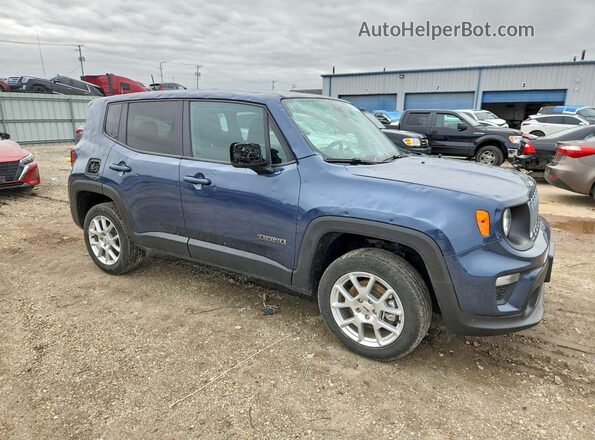 ZACNJDB13PPP40739 2023 JEEP RENEGADE Blue Przód prawy