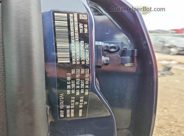 ZACNJDB13PPP40739 2023 JEEP RENEGADE Blue Widok naklejki z numerem VIN