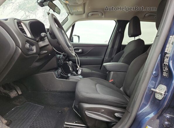 ZACNJDB13PPP40739 2023 JEEP RENEGADE Blue Widok wnętrza z przodu