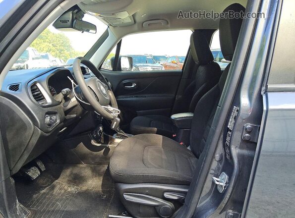 ZACNJDB14NPN62983 2022 JEEP RENEGADE Gray Front interior view