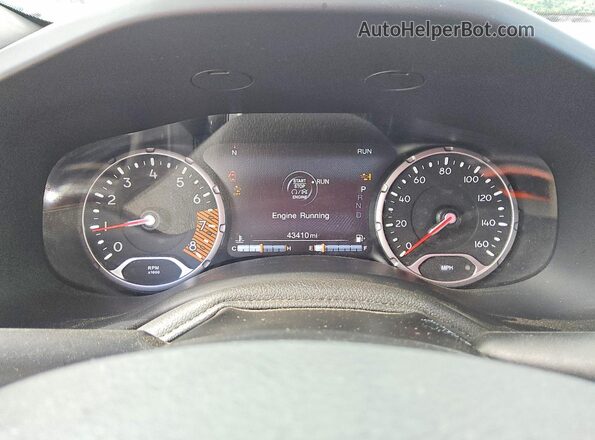 ZACNJDB14NPN62983 2022 JEEP RENEGADE Gray Instrument cluster view