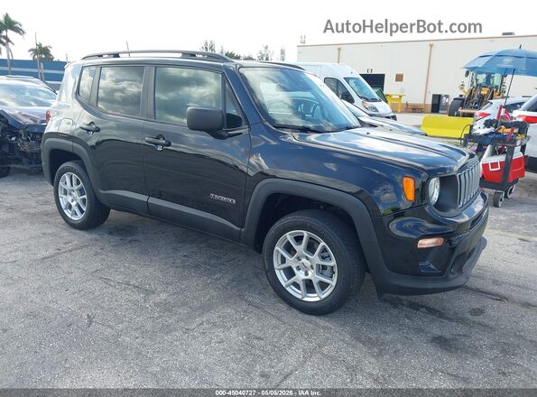 ZACNJDB14NPN83204 2022 JEEP RENEGADE Черный Передняя правая четверть