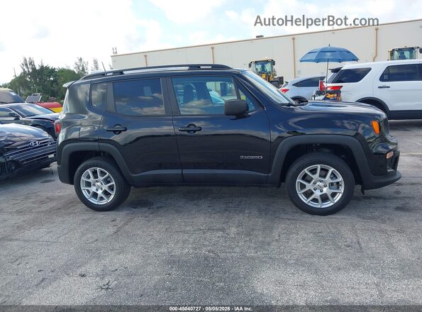 ZACNJDB14NPN83204 2022 JEEP RENEGADE Черный Вид задней части салона