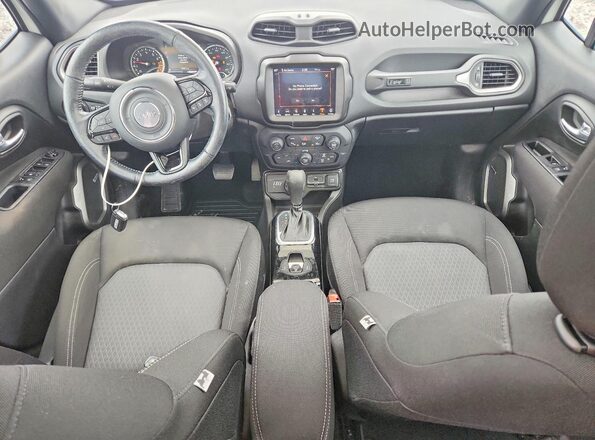 ZACNJDB16MPN30759 2021 JEEP RENEGADE Белый Вид панели приборов