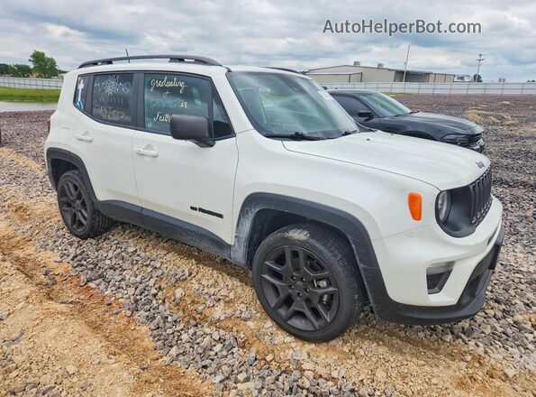 ZACNJDB16MPN30759 2021 JEEP RENEGADE Белый Передняя правая четверть