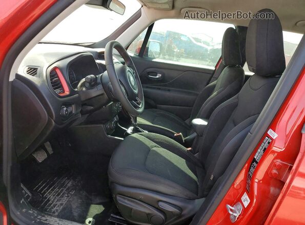 ZACNJDB18NPN64882 2022 JEEP RENEGADE Red Dashboard view