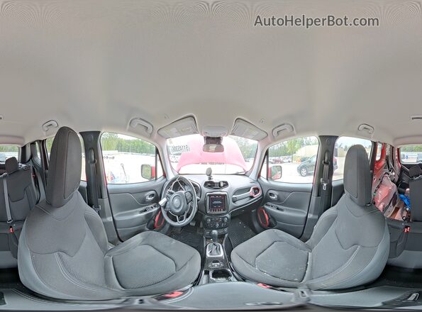 ZACNJDB18NPN70214 2022 JEEP RENEGADE Красный Панорамный вид салона 360°