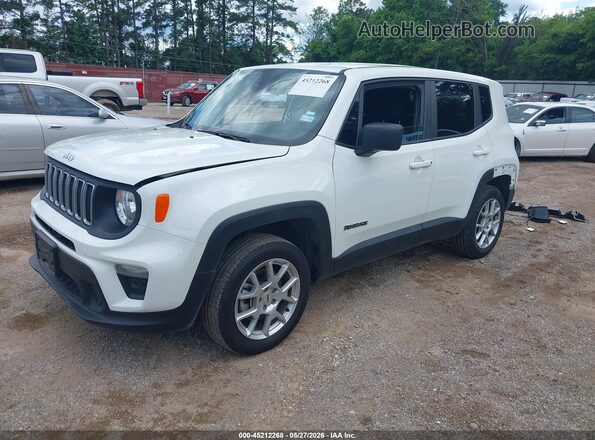 ZACNJDB18PPP72473 2023 JEEP RENEGADE White Przód lewy