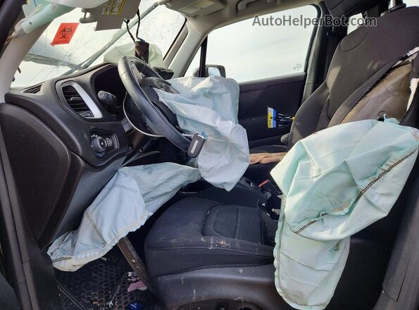 ZACNJDBB4MPM14744 2021 JEEP RENEGADE Black Front interior view