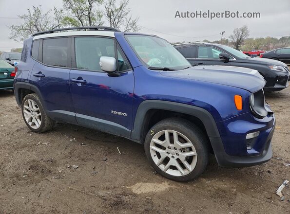 ZACNJDBB9MPM67200 2021 JEEP RENEGADE Blue Front right