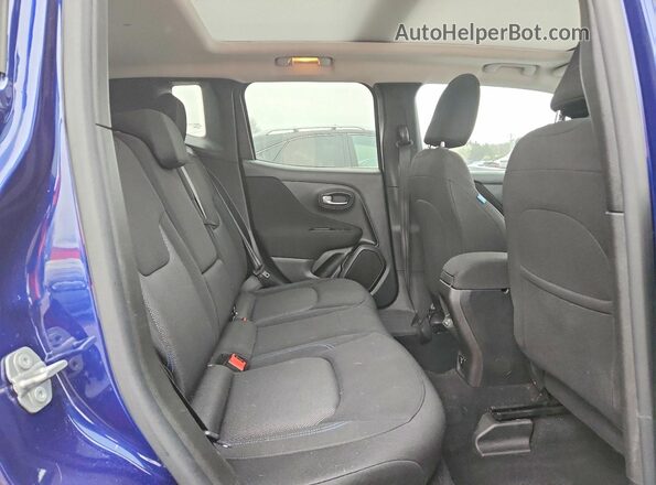 ZACNJDBB9MPM67200 2021 JEEP RENEGADE Blue Rear interior view