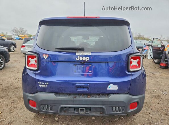 ZACNJDBB9MPM67200 2021 JEEP RENEGADE Blue Rear view