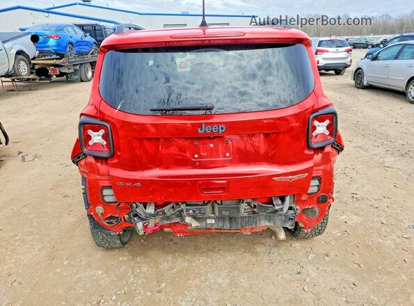 ZACNJDC10NPN53390 2022 JEEP RENEGADE Красный Вид сзади