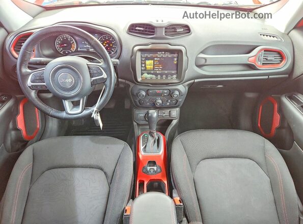 ZACNJDC18MPM28703 2021 JEEP RENEGADE Orange Առջևի վահանակի տեսք
