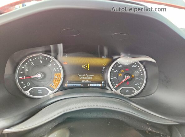 ZACNJDC18MPM28703 2021 JEEP RENEGADE Orange Սարքավորումների վահանակի տեսք