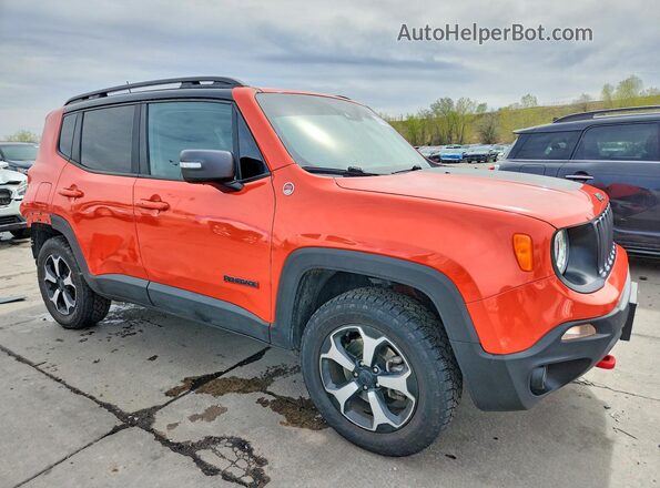 ZACNJDC18MPM28703 2021 JEEP RENEGADE Orange Առջևի աջ