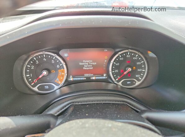 ZACNJDD12NPN67337 2022 JEEP RENEGADE Red Widok zestawu wskaźników