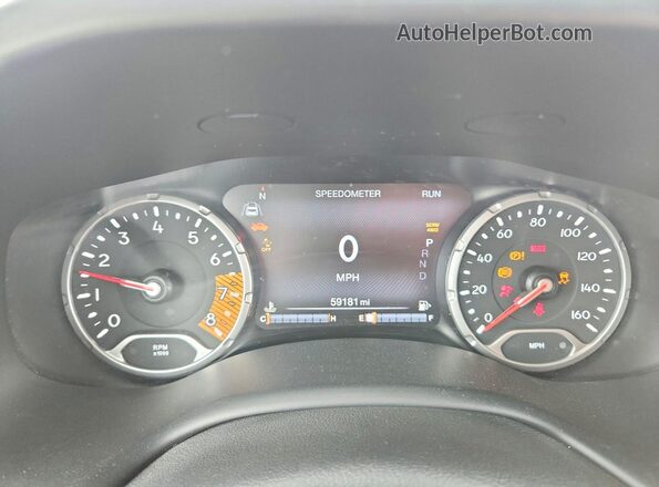 ZACNJDD17MPN19248 2021 JEEP RENEGADE Серый Вид щитка приборов