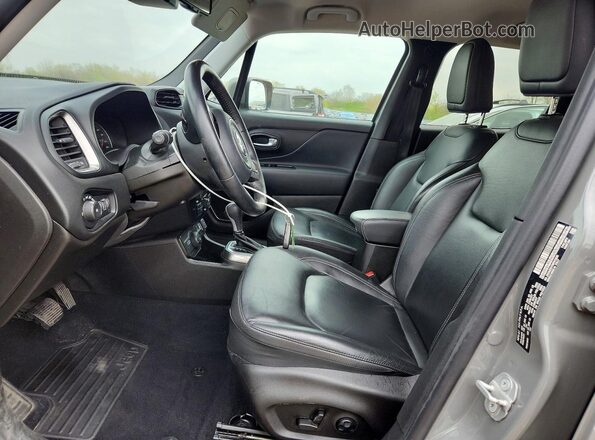 ZACNJDD17MPN19248 2021 JEEP RENEGADE Серый Вид салона спереди