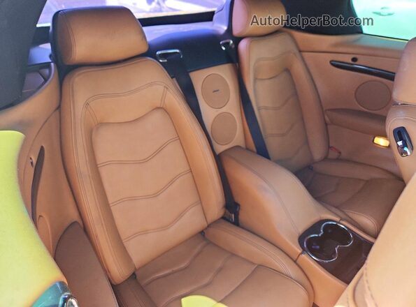 ZAM45MMA8G0163188 2016 MASERATI GRANTURISM Black Vista de los asientos traseros