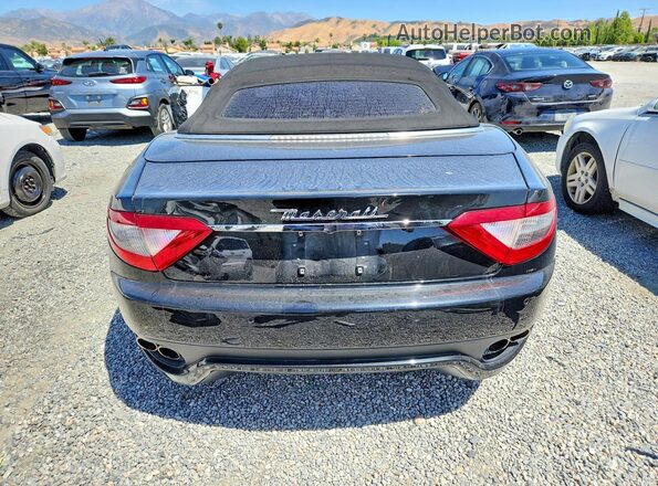 ZAM45MMA8G0163188 2016 MASERATI GRANTURISM Black Vista trasera