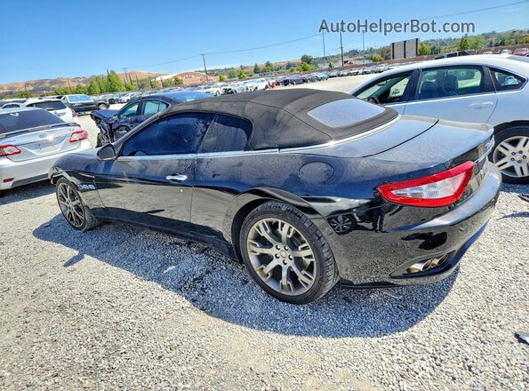 ZAM45MMA8G0163188 2016 MASERATI GRANTURISM Black Trasero izquierdo