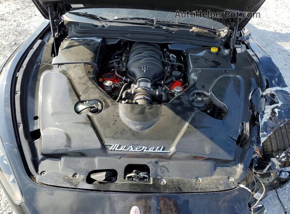 ZAM45VLAXG0176709 2016 MASERATI GRANTURISM Black Widok wnętrza z tyłu