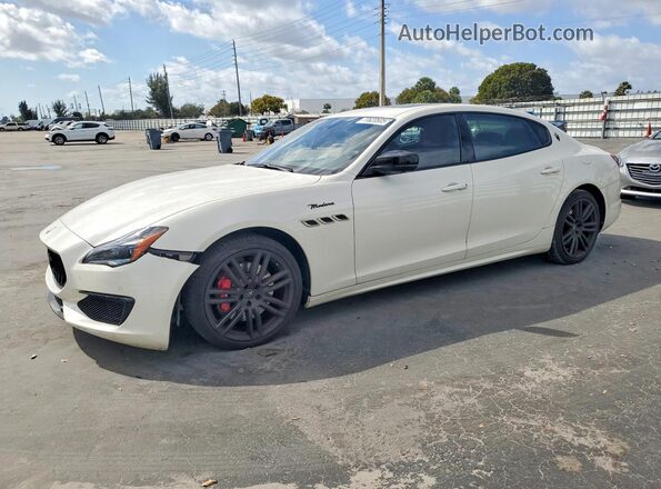 ZAM56YPM2NX393148 2022 MASERATI QUATTROPOR Белый Передняя левая четверть
