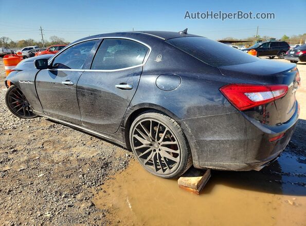 ZAM57RSA3G1185284 2016 MASERATI GHIBLI Черный Задняя левая четверть