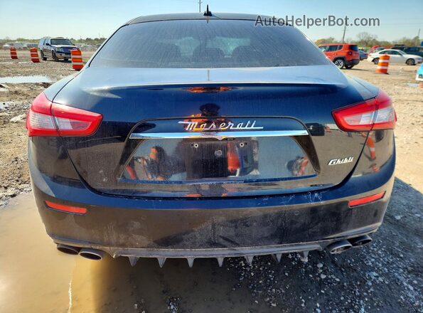 ZAM57RSA3G1185284 2016 MASERATI GHIBLI Черный Вид сзади