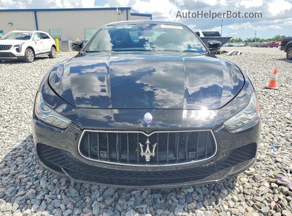ZAM57RSA5H1213264 2017 MASERATI GHIBLI Black წინა ხედი
